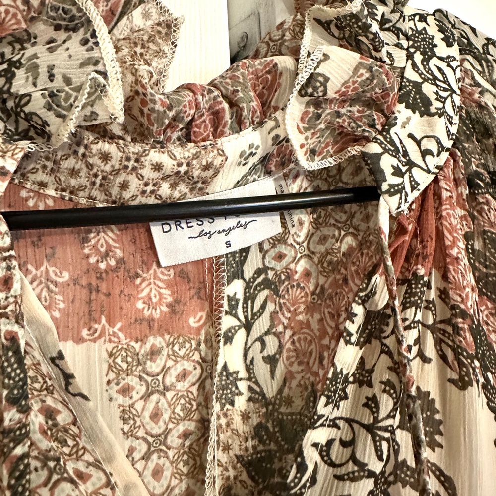 Vici Amelia Patchwork Tiered Boho Maxi Dress - image 6